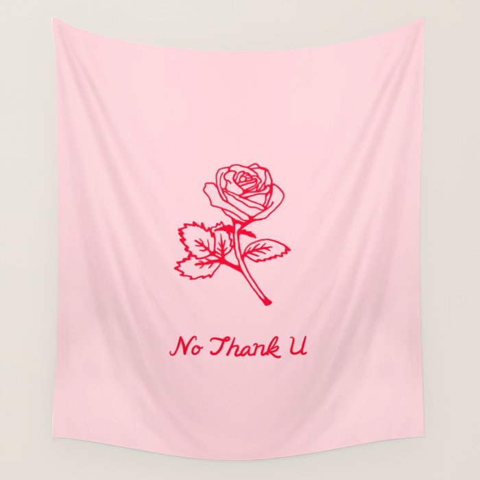 no thank u Wall Tapestry Gallery Image 4