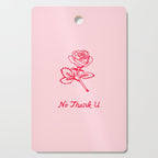 no thank u Cutting Board Gallery Image 1