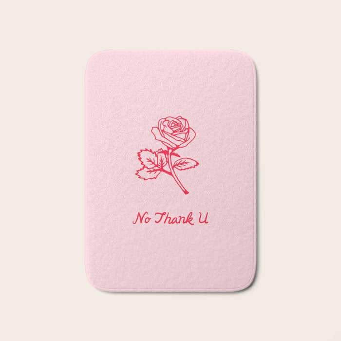 no thank u Bath Mat Gallery Image 1