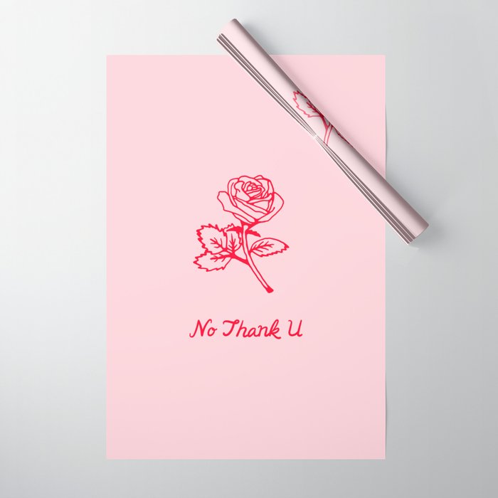 no thank u Wrapping Paper Gallery Image 1