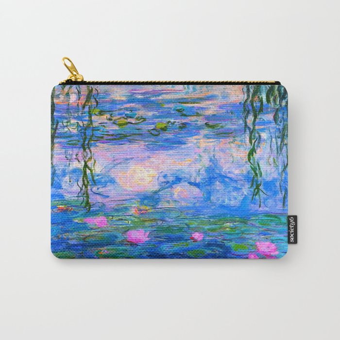Claude Monet Water Lilies Carry All Pouch Gallery Image 1