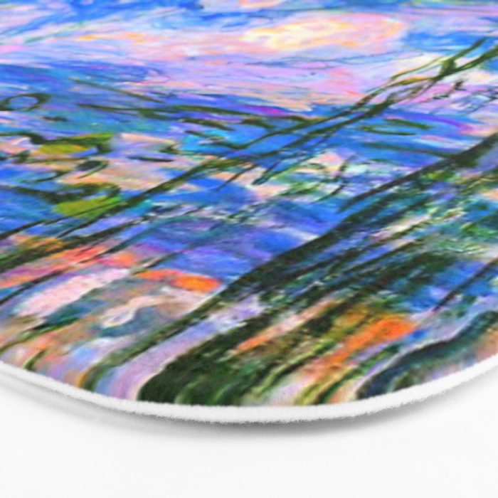 Claude Monet Water Lilies Bath Mat Gallery Image 3