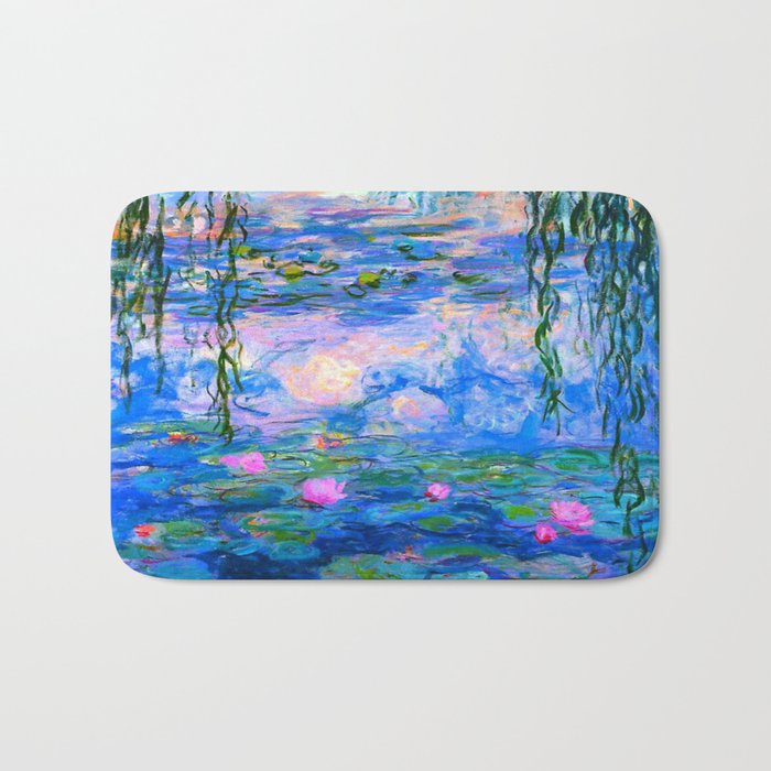 Claude Monet Water Lilies Bath Mat Gallery Image 1