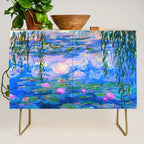 Claude Monet Water Lilies Credenza Gallery Image 1