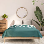 Rawr. I'm a Dinosaur. Turquoise. Comforter Gallery Image 3
