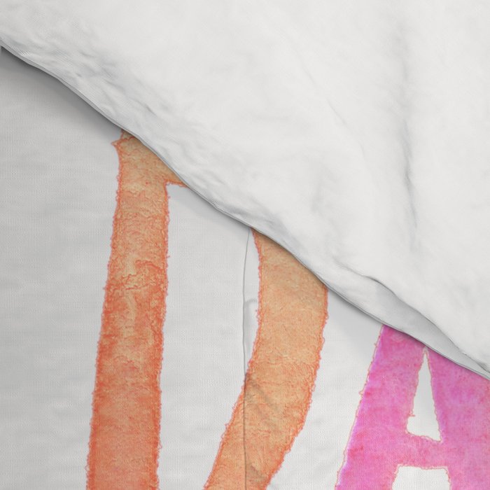 What a Day for a Day Drink â Melon Typography Comforter Gallery Image 4
