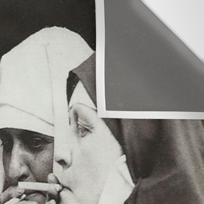Nuns Smoking Wall Tapestry Gallery Image 3