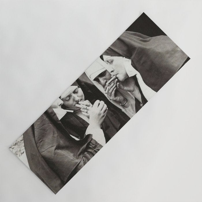 Nuns Smoking Yoga Mat Gallery Image 1