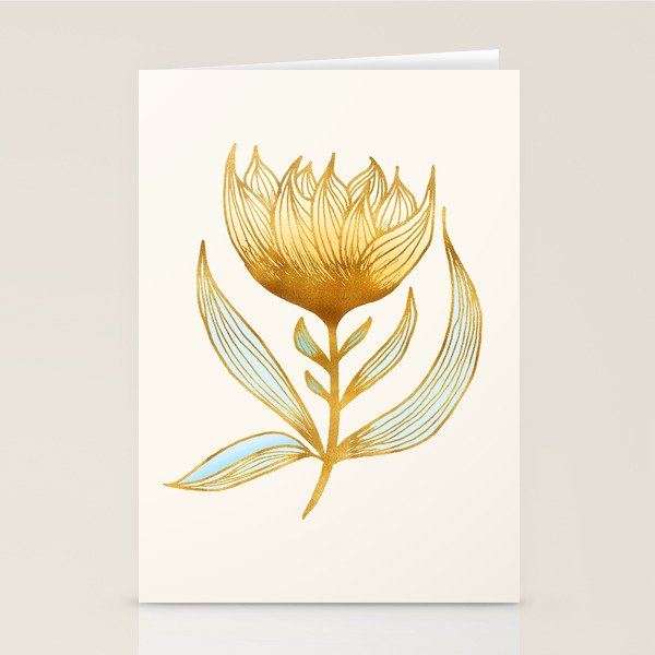 Bohemian Sunflower Stationery Card Gallery Image 2