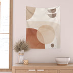 Abstract Minimal Shapes 16 Wall Tapestry Gallery Image 2