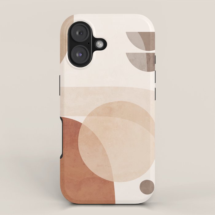 Abstract Minimal Shapes 16 iPhone Case Gallery Image 1