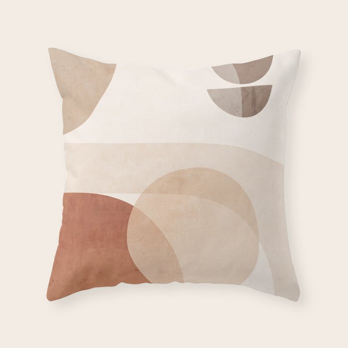 Abstract Minimal Shapes 16 Throw Pillow Gallery Image 6