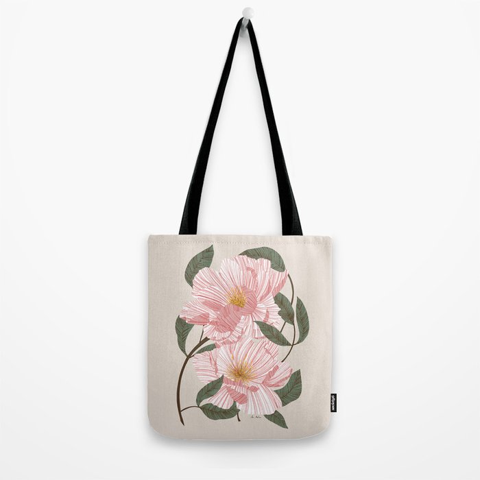 Peonies flowers I Tote Bag Gallery Image 2