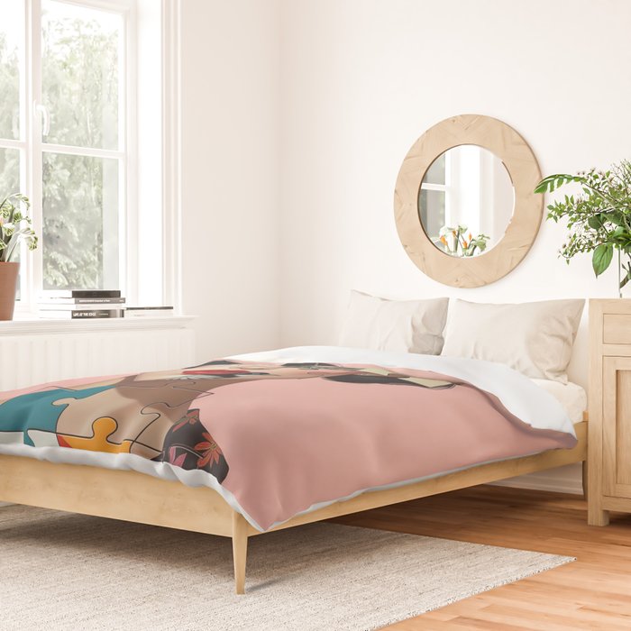 Puzzle Girl Lulu Duvet Cover Gallery Image 2