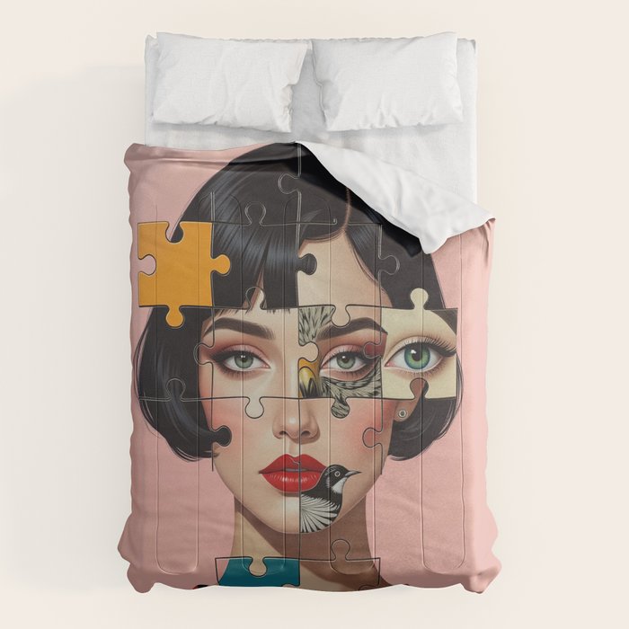 Puzzle Girl Lulu Comforter Gallery Image 1