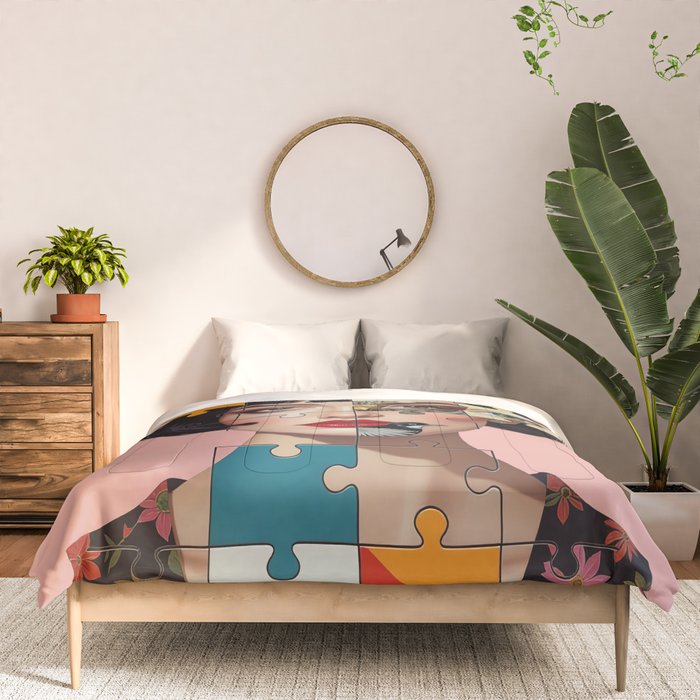 Puzzle Girl Lulu Comforter Gallery Image 3