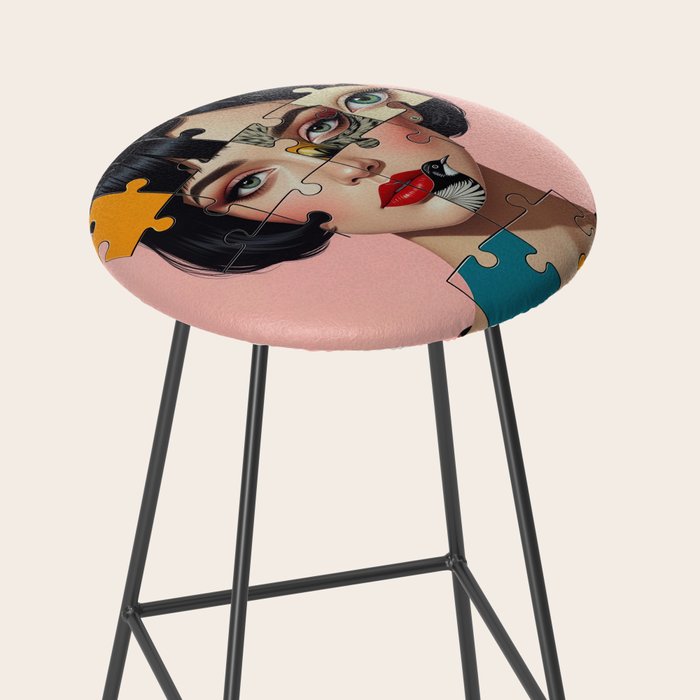 Puzzle Girl Lulu Stool Gallery Image 2