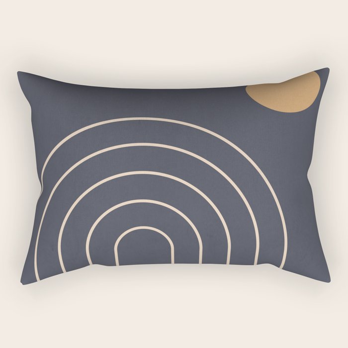 Minimal Geometric 84 Rectangular Pillow Gallery Image 1