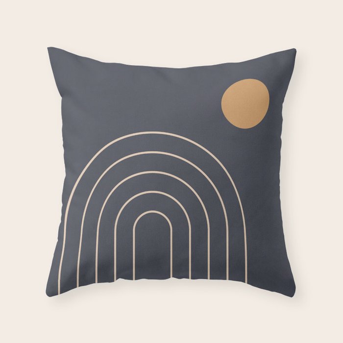 Minimal Geometric 84 Throw Pillow Gallery Image 1