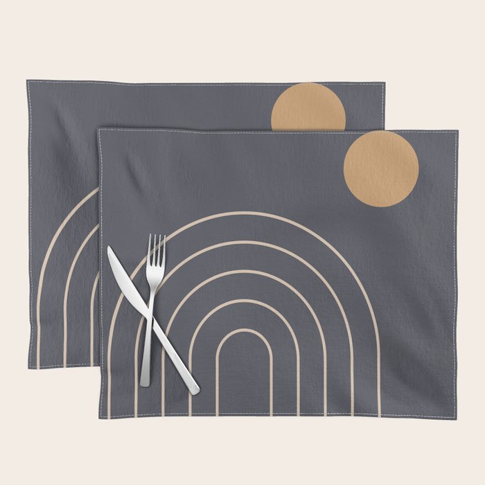 Minimal Geometric 84 Placemat Gallery Image 1