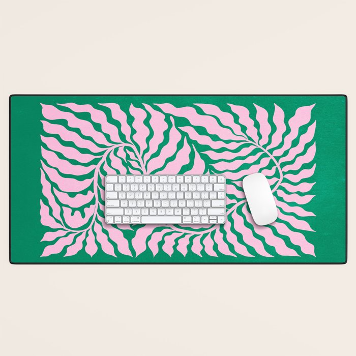Sage & Chantilly Fern: Ferns 01 Desk Mat Gallery Image 1