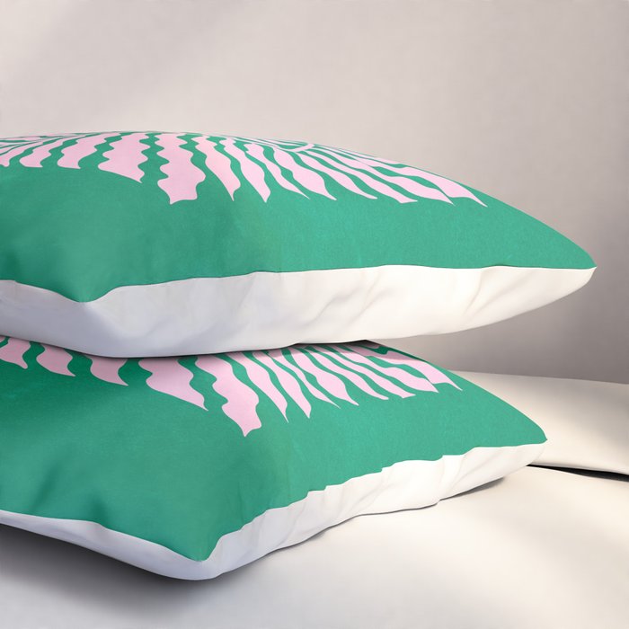 Sage & Chantilly Fern: Ferns 01 Pillow Sham Gallery Image 3