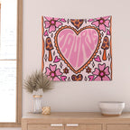 Taurus Heart Wall Tapestry Gallery Image 2