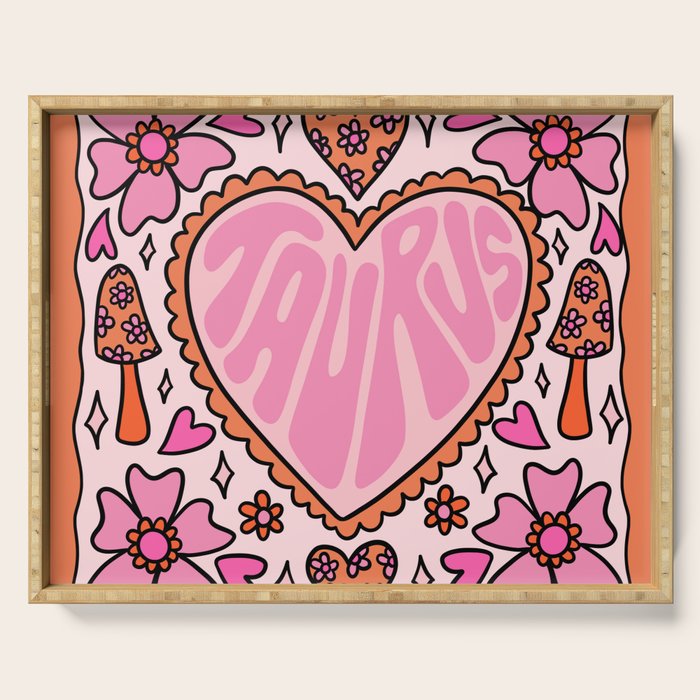 Taurus Heart Serving Tray Gallery Image 1