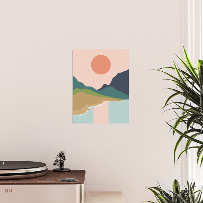 Sun reflection Poster Gallery Image 2