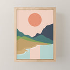 Sun reflection Mini Art Print Gallery Image 1