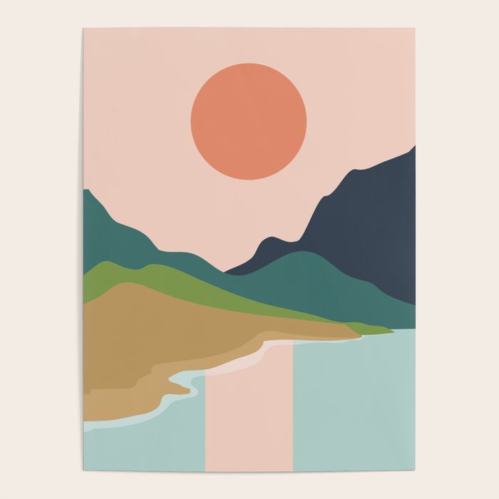 Sun reflection Poster Gallery Image 4