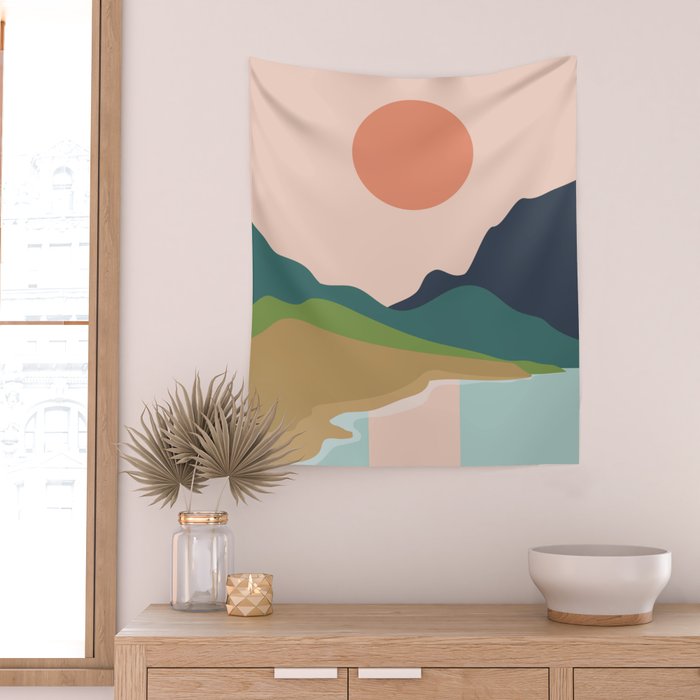 Sun reflection Wall Tapestry Gallery Image 2