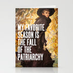 My Favorite Season Is The Fall Of The Patriarchy Stationery Card Gallery Image 2