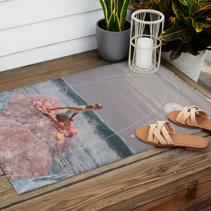 Still There Outdoor Rug Gallery Image 2