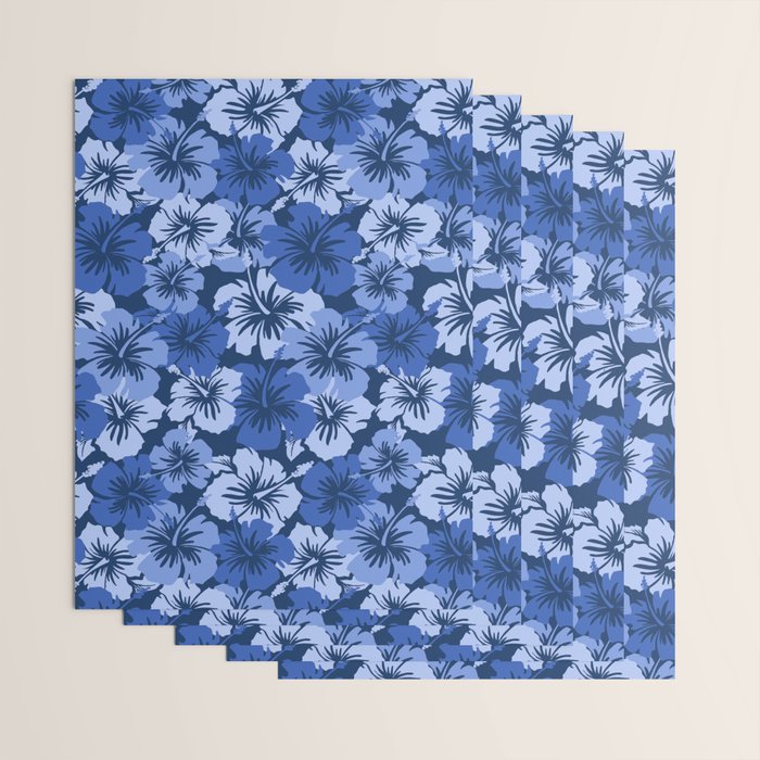 Epic Hibiscus Hawaiian Floral Aloha Shirt Print Wrapping Paper Gallery Image 3