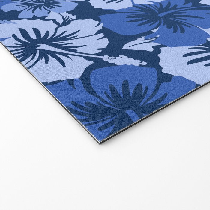 Epic Hibiscus Hawaiian Floral Aloha Shirt Print Welcome Mat Gallery Image 2