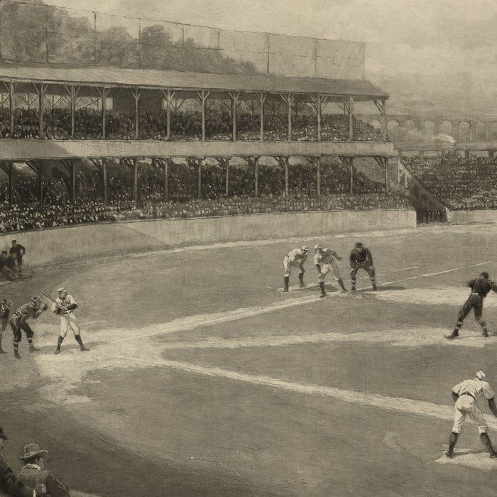 Vintage Illustration of a Baseball Game (1894) Coffee Mug Gallery Image 2