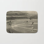 Vintage Illustration of a Baseball Game (1894) Bath Mat Gallery Image 1