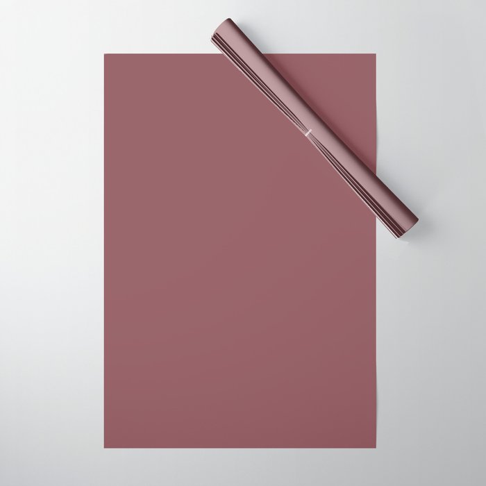 Solid Colors - Dusty Rose Wrapping Paper Gallery Image 1