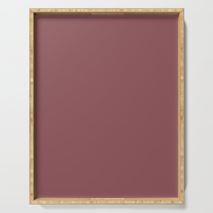 Solid Colors - Dusty Rose Serving Tray Gallery Image 1