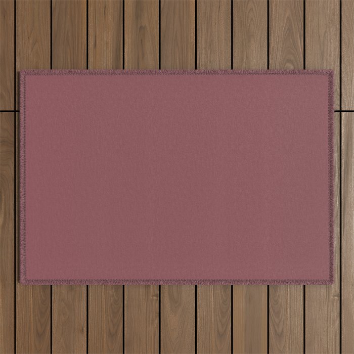 Solid Colors - Dusty Rose Outdoor Rug Gallery Image 1