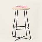 Hot Pink Bulldog Stool Gallery Image 1