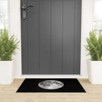 Full Moon print black-white photograph new lunar eclipse poster bedroom home wall decor Welcome Mat Gallery Image 3