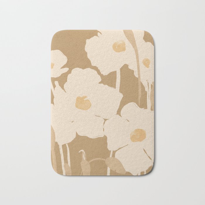 Abstract Flowers 11 Bath Mat Gallery Image 1