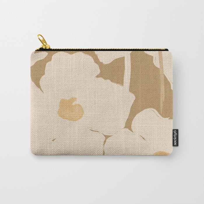 Abstract Flowers 11 Carry All Pouch Gallery Image 1