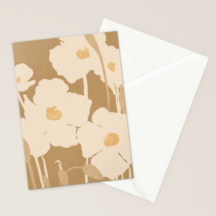 Abstract Flowers 11 Stationery Card Gallery Image 2