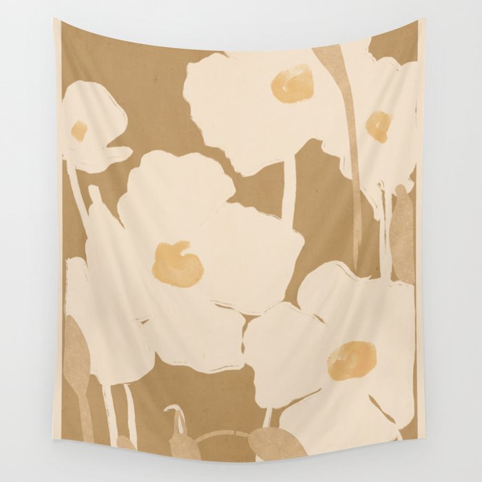 Abstract Flowers 11 Wall Tapestry Gallery Image 4