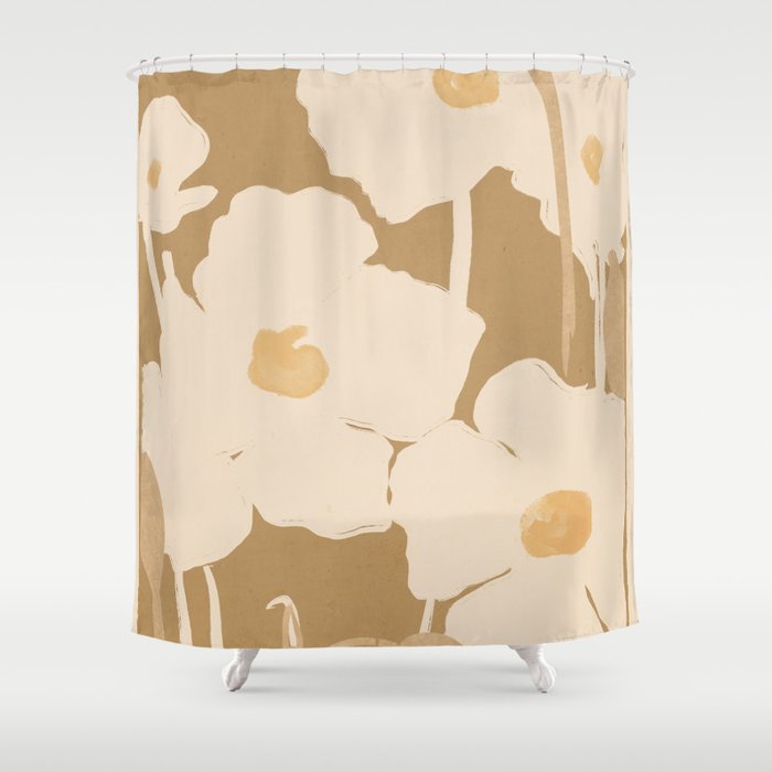 Abstract Flowers 11 Shower Curtain Gallery Image 1