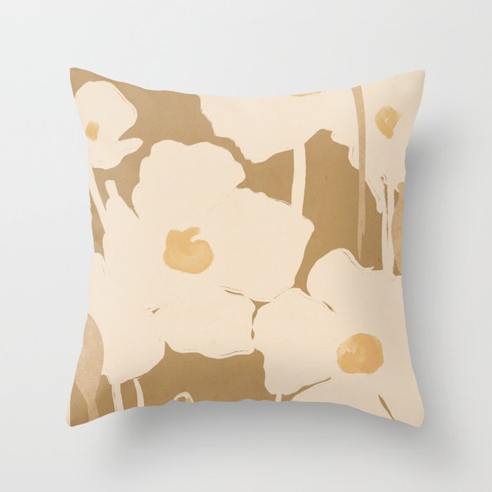 Abstract Flowers 11 Throw Pillow Gallery Image 6