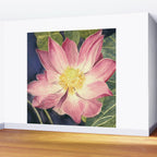 Big Lotus Watercolor Wall Mural Gallery Image 2